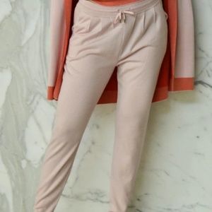MAISON ULLENS | Cashmere Travel Pants | Rosepuff | Size Small